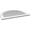 Ekena Millwork Round Top Surface Mount PVC Gable Vent: Non-Functional, w/ 3-1/2"W x 1"P Standard Frame, 38"W x 30"H GVPRT38X3001SN - alternate 5